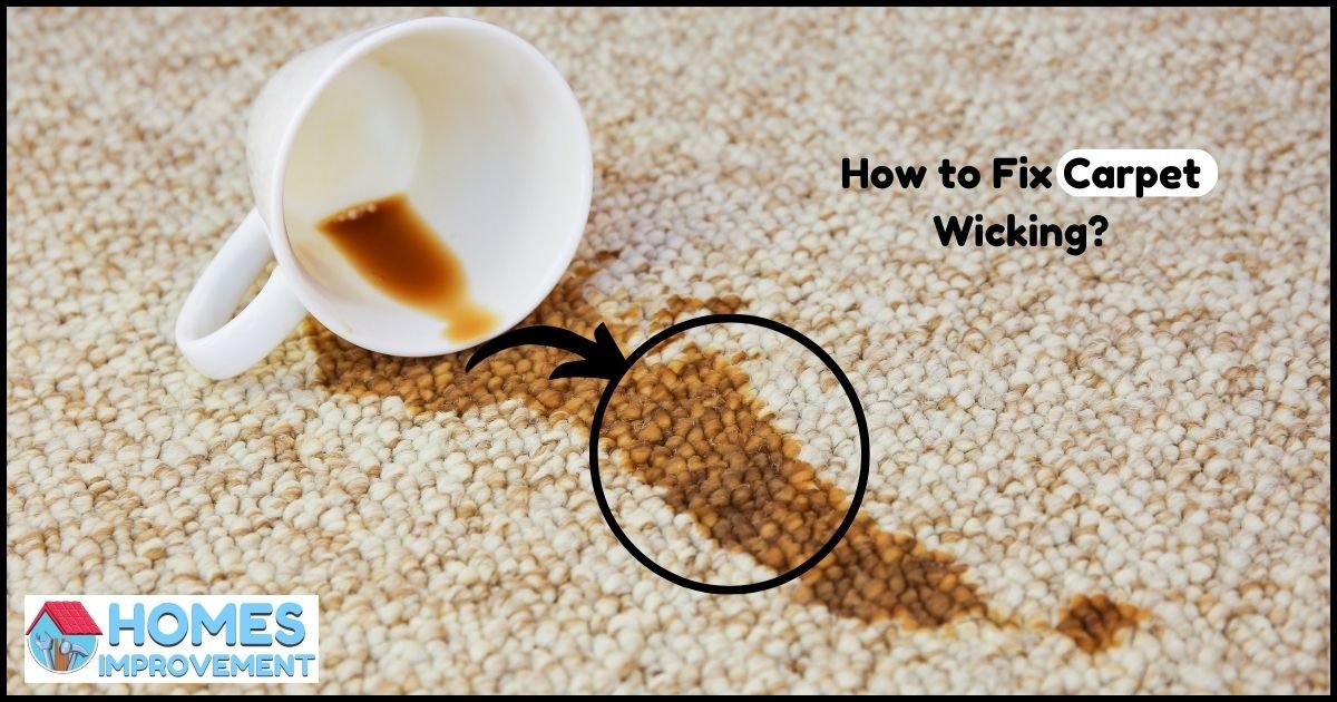 How to Fix Carpet Wicking