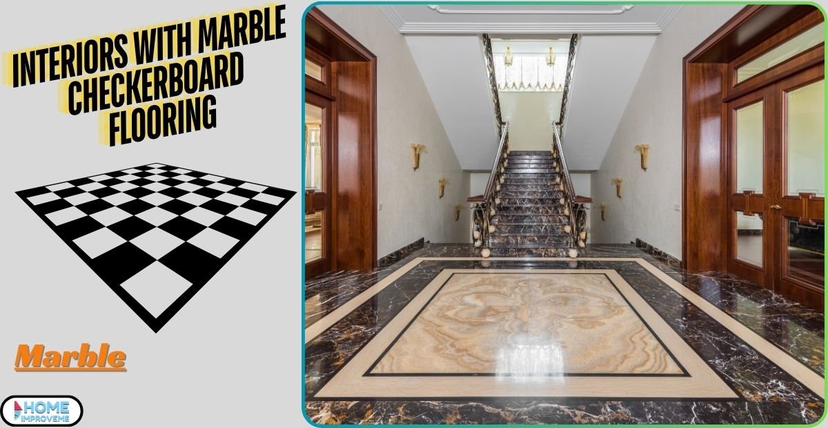 Marble Checkerboard Flooring