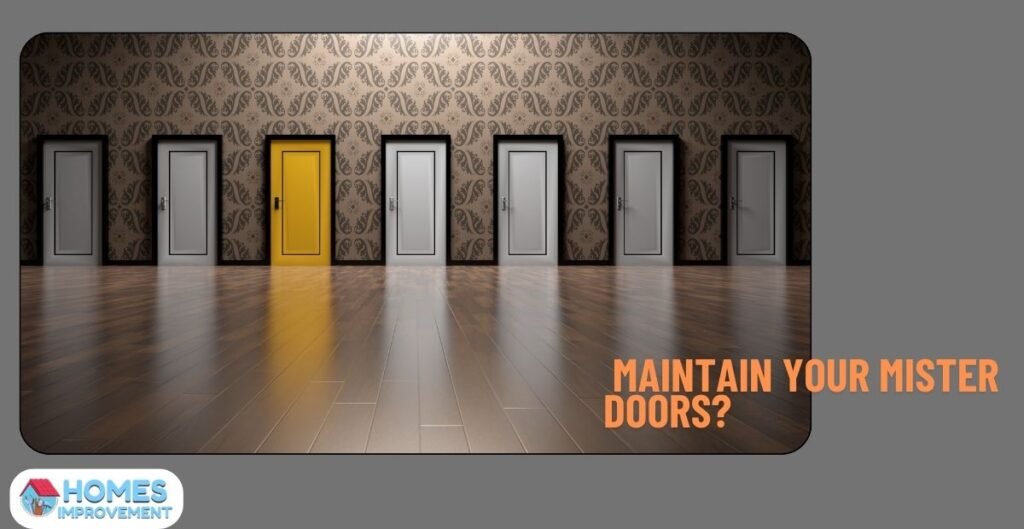 How Can You Maintain Your Mister Doors?