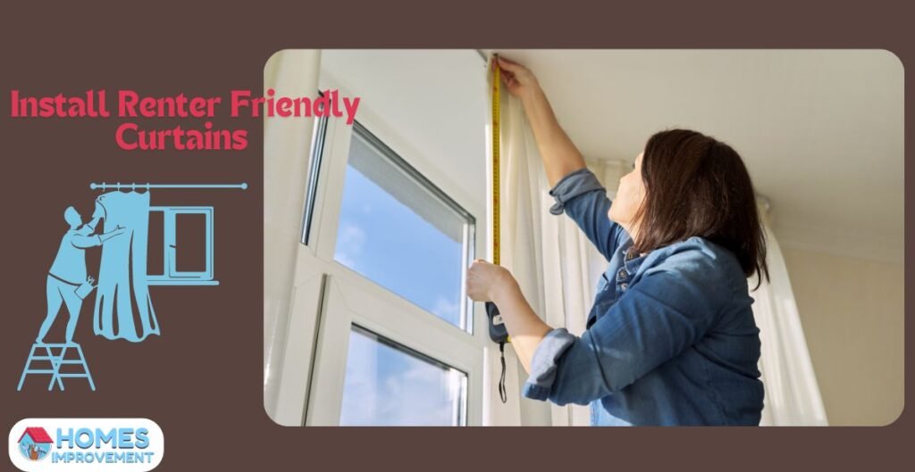  Installing Renter-Friendly Curtains