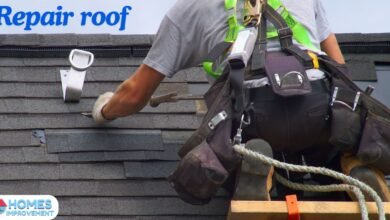 Repair roof by using in 5 Stages