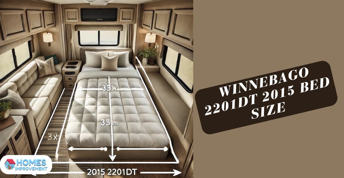 Winnebago 2201DT 2015 Bed Size