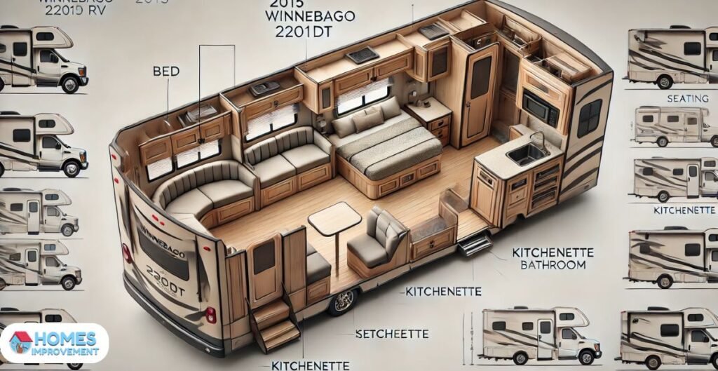 Exploring the Layout of the Winnebago 2201DT 2015